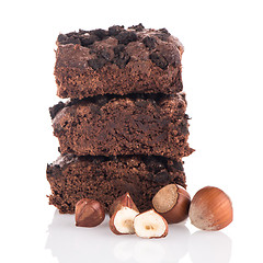 Image showing Chocolate brownies