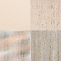 Image showing Set of beige vinyl samples