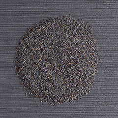 Image showing Circle of poppy seeds