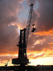 Image showing Container crane