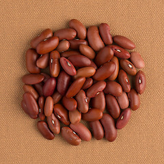 Image showing Circle of red beans