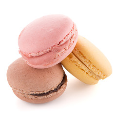 Image showing Colorful French Macarons