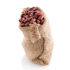 Image showing Red beans bag