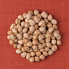 Image showing Circle of chickpeas