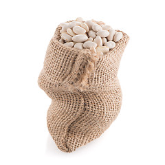 Image showing White beans bag