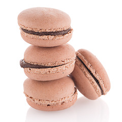 Image showing Colorful French Macarons