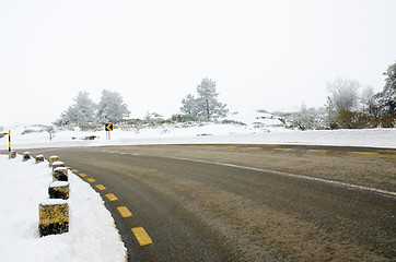 Image showing Snowy Road