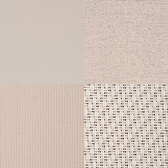 Image showing Set of beige vinyl samples