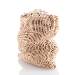 Image showing White beans bag