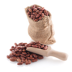 Image showing Red beans bag