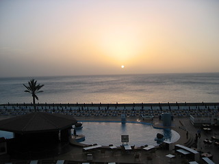 Image showing sunset