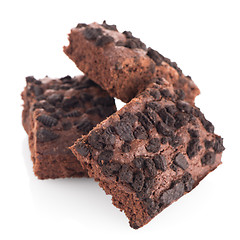 Image showing Chocolate brownie cake