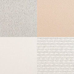 Image showing Set of beige vinyl samples