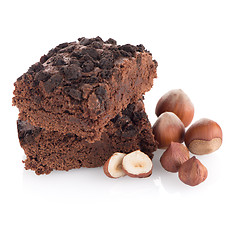 Image showing Chocolate brownies