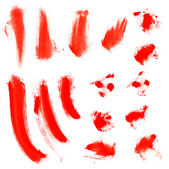 Image showing Brush strokes