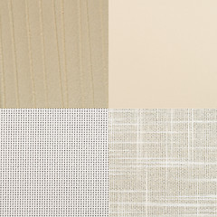 Image showing Set of beige vinyl samples