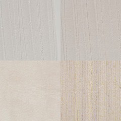 Image showing Set of beige vinyl samples