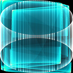 Image showing Abstract 3d background