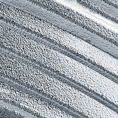 Image showing Aluminum abstract  background