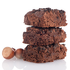 Image showing Chocolate brownies