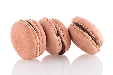 Image showing Colorful French Macarons