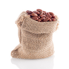 Image showing Red beans bag