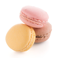 Image showing Colorful French Macarons