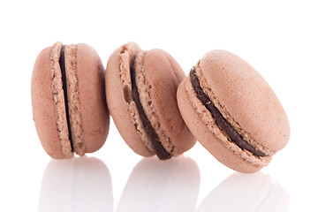 Image showing Colorful French Macarons