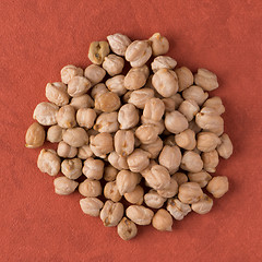 Image showing Circle of chickpeas