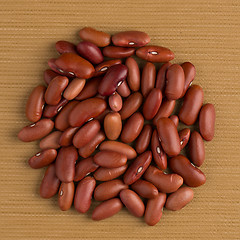 Image showing Circle of red beans