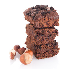 Image showing Chocolate brownies