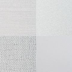 Image showing Set of white vinyl samples