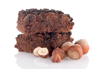 Image showing Chocolate brownies