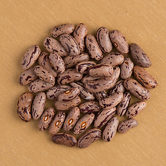 Image showing Circle of pinto beans