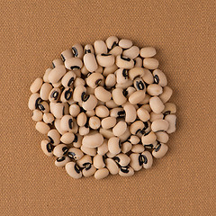 Image showing Circle of white beans