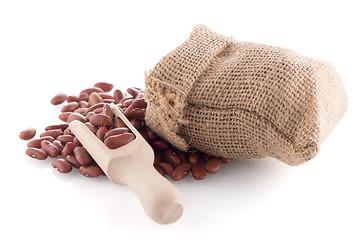 Image showing Red beans bag