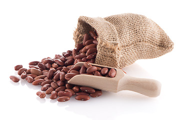 Image showing Red beans bag