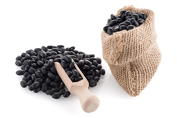 Image showing Black beans bag