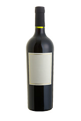 Image showing Red wine bottle