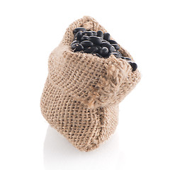 Image showing Black beans bag