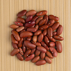 Image showing Circle of red beans