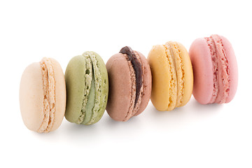 Image showing Colorful French Macarons