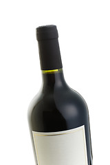 Image showing Red wine bottle