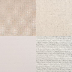 Image showing Set of beige vinyl samples