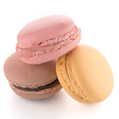 Image showing Colorful French Macarons