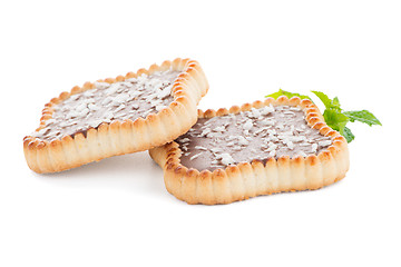 Image showing Chocolate tart cookies