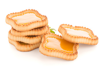 Image showing Lime jam tartlets