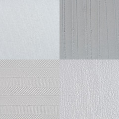 Image showing Set of white vinyl samples