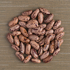 Image showing Circle of pinto beans