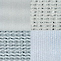 Image showing Set of blue vinyl samples